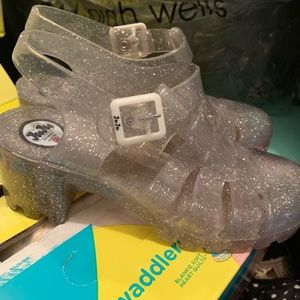 Juju from London glitter jellies